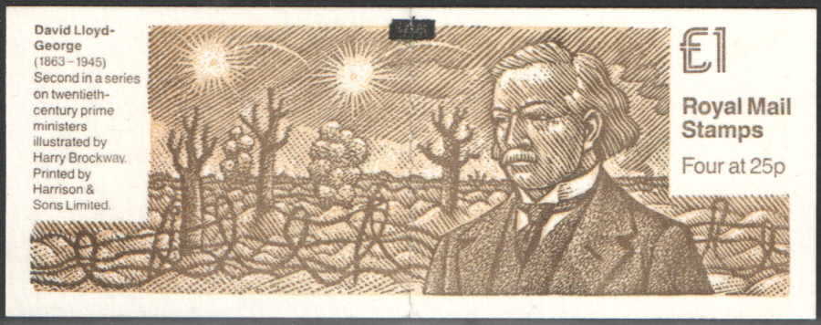 (image for) FH33 / DB14(31) + BMB David Lloyd-George £1 Folded Booklet